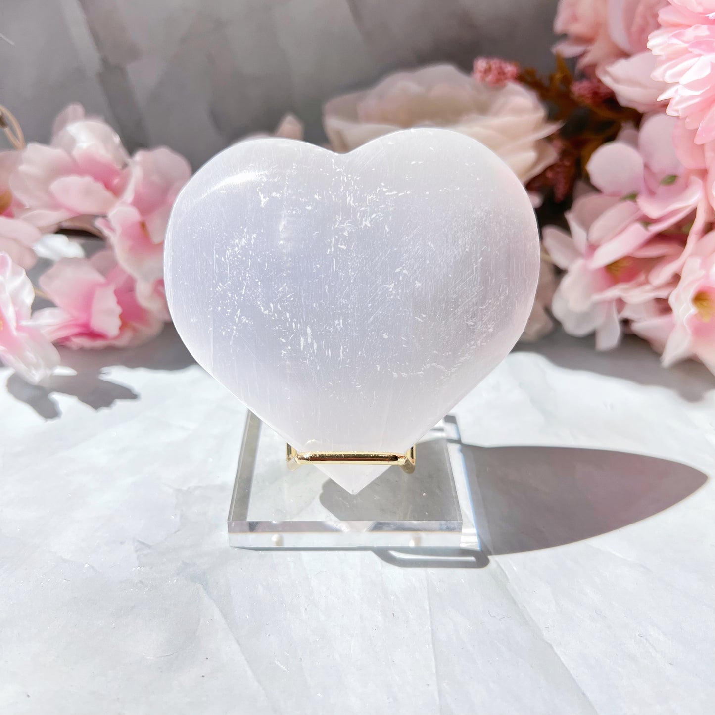 Selenite Heart