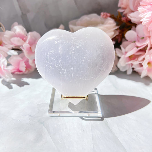 Selenite Heart