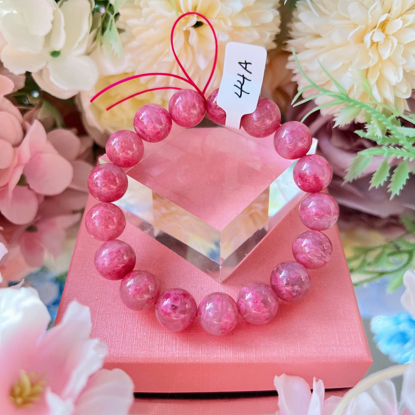 Sakura Rhodonite Bracelet [High Quality]