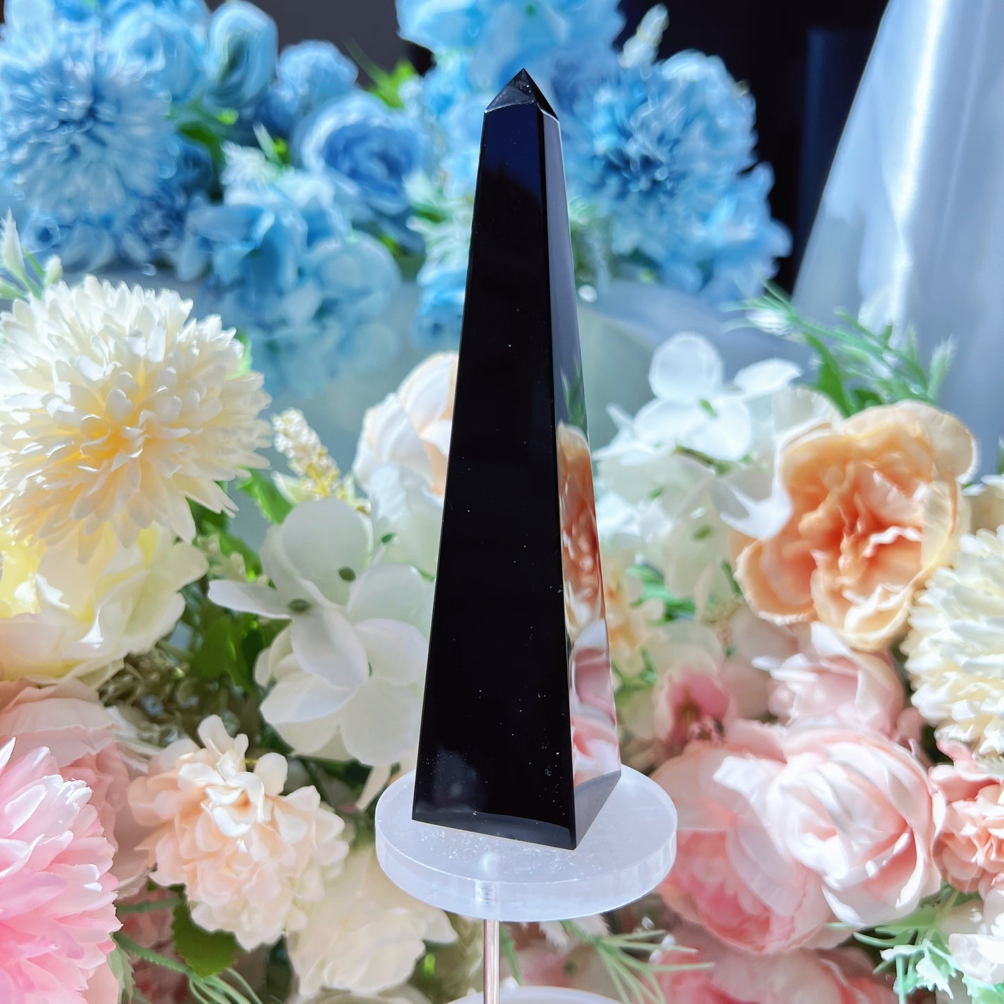 Black Obsidian Obelisks