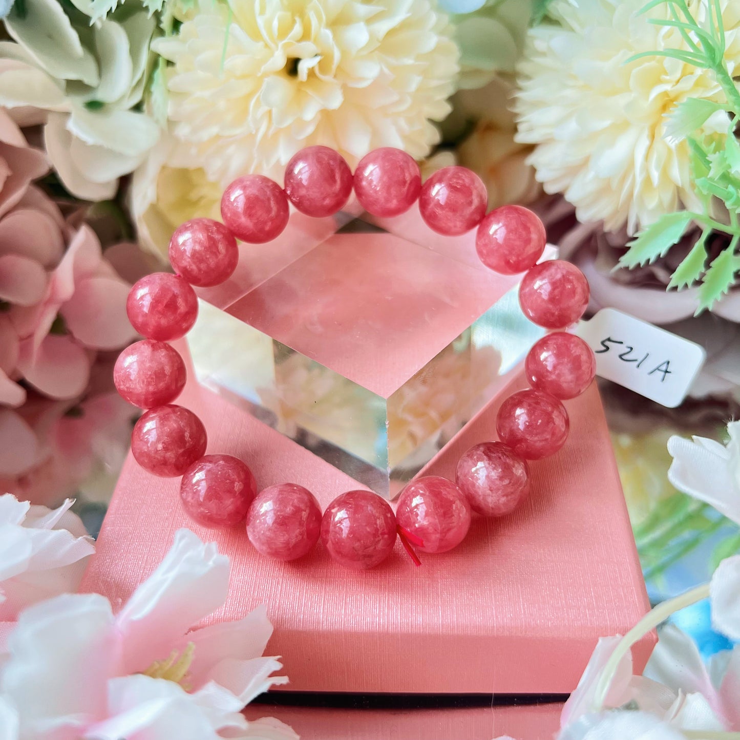 Gemmy Rhodochrosite Bracelet [Top Quality]