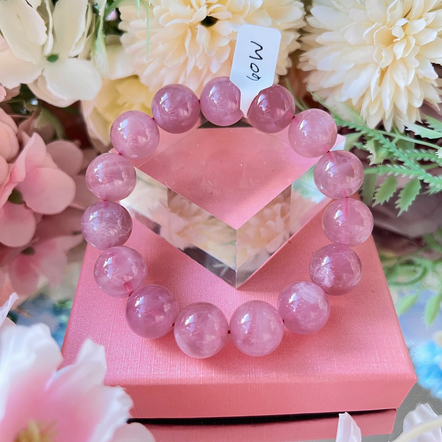 Muti-Asterism Rose Quartz Bracelet [High Quality]