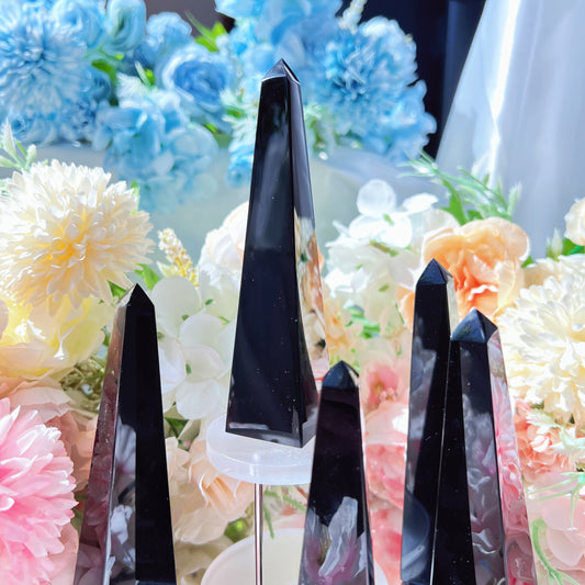 Black Obsidian Obelisks