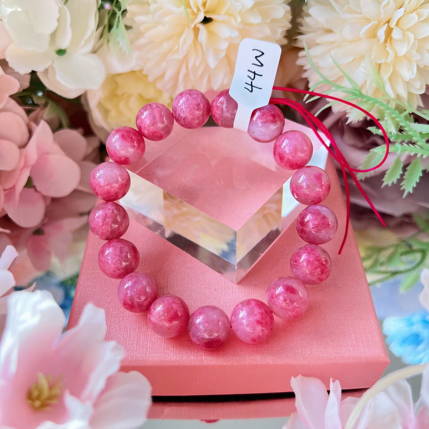 Sakura Rhodonite Bracelet [High Quality]