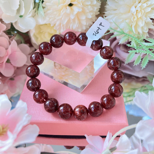 Red Rutile In Quartz Bracelet [Top Quality]